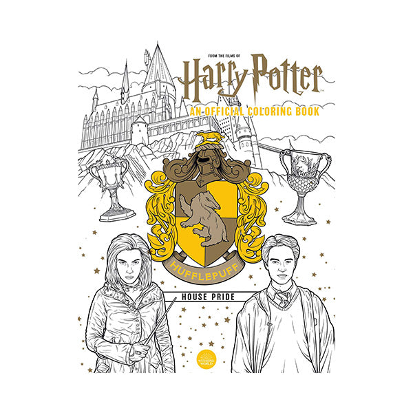 Libro colorear la Casa Hufflepuff