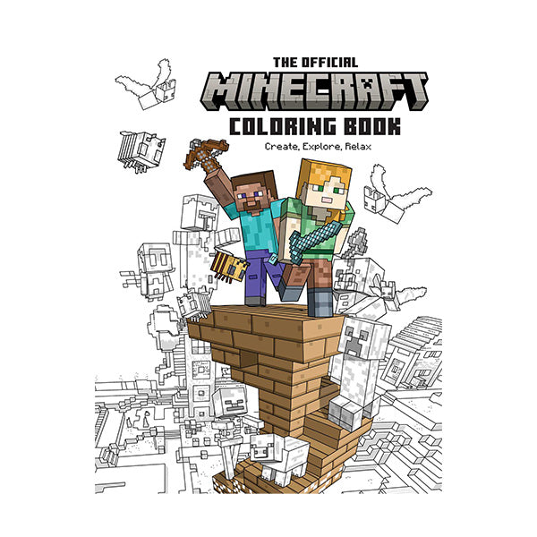 Libro colorear Minecraft
