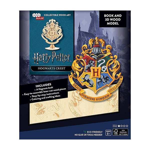 Libro actividad Hogwarts Crest 3D