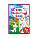 Copia y colorea mascotas