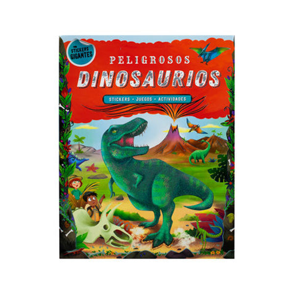 Aventuras con stickers: Dinosaurios