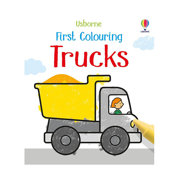 First Colouring  Trucks