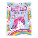 Libro colorear puffy art