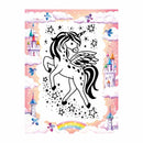 Libro colorear puffy art