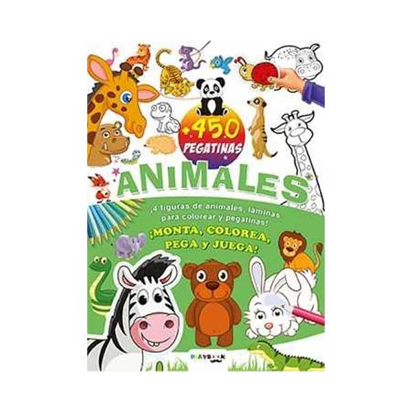 450 pegatinas de animales