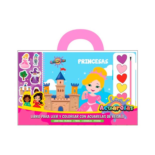 Princesas: Libro con acuarelas