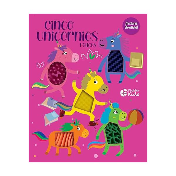 Cinco unicornios felices