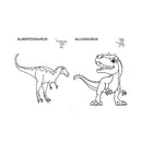 Aprendo coloreando!! Dinosaurios