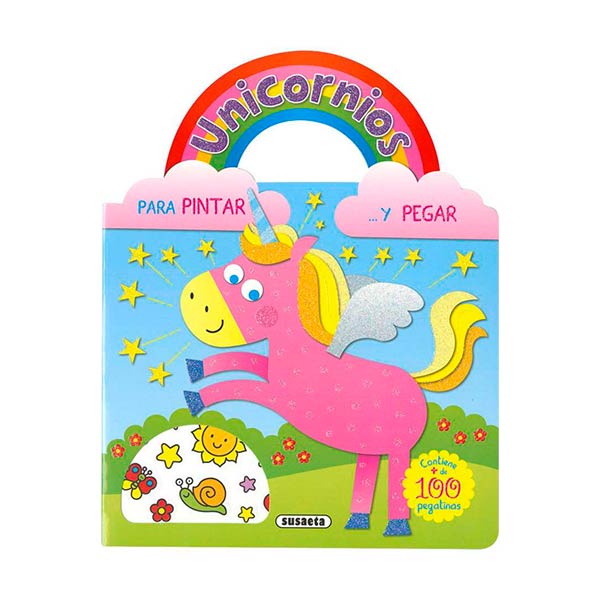 Unicornios  para pintar y pegar