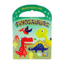 Busco y pinto dinosaurios