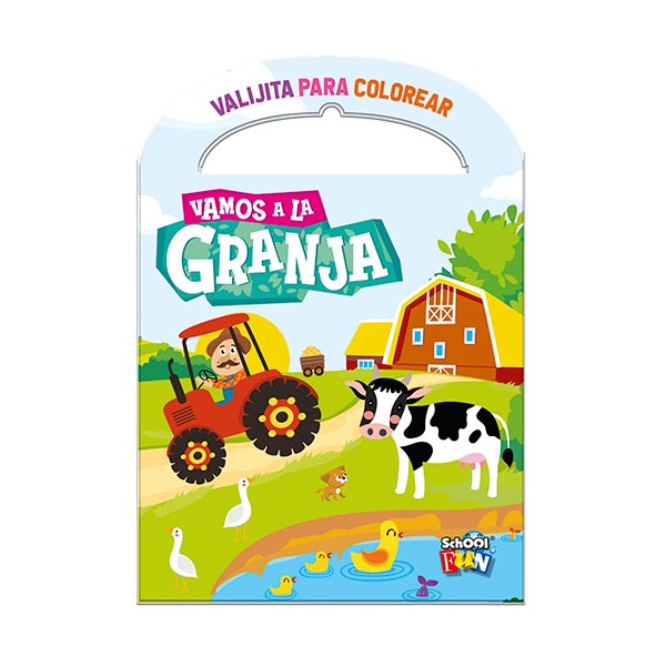Valijita Colorear vamos a la granja