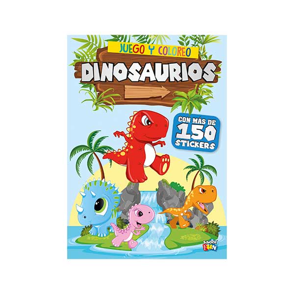 Juego y coloreo Dinosaurios