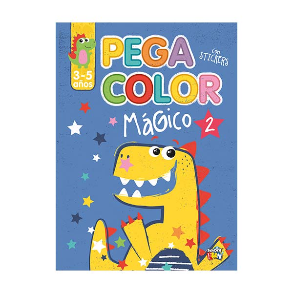 Pega color con stickers: Mágico 2