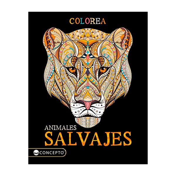 Colores y emociones- Colorea animales salvajes