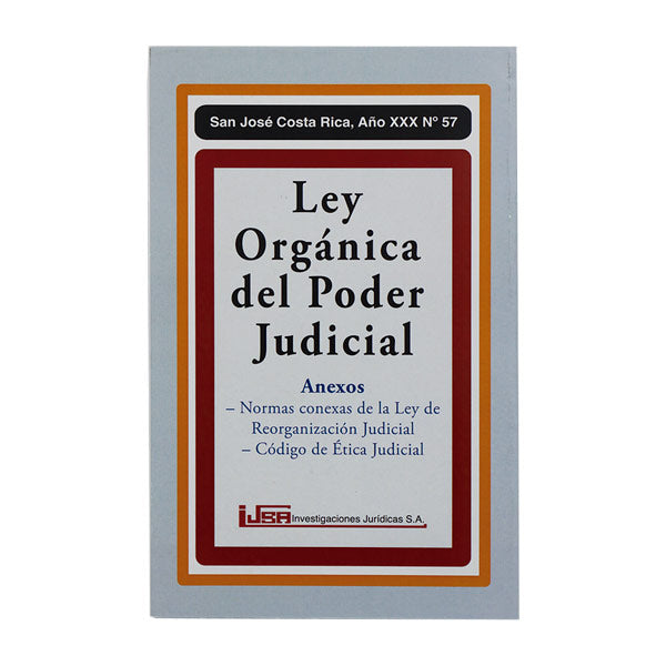 LEY ORGANICA PODER JUDICIAL-ANOT ACC INC