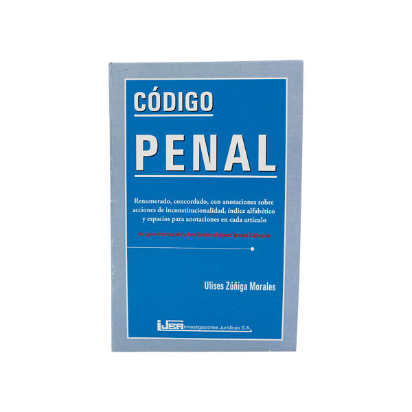 CODIGO PENAL CONCORD. ACCIONES INCONSTIT