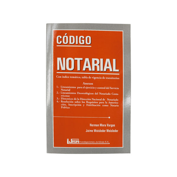 CODIGO NOTARIAL-IND ALFAB.REGL NOTIF NOT