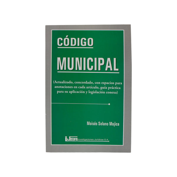 CODIGO MUNICIPAL C/ANOTAC INCONSTI-JURID