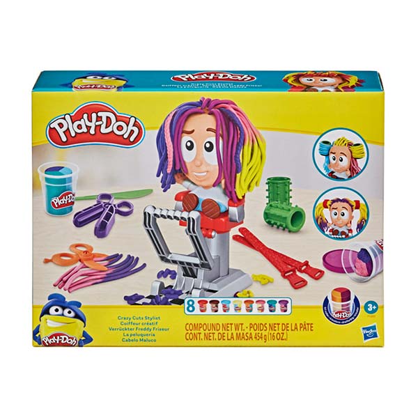 Play-Doh estilista de cortes de pelos locos
