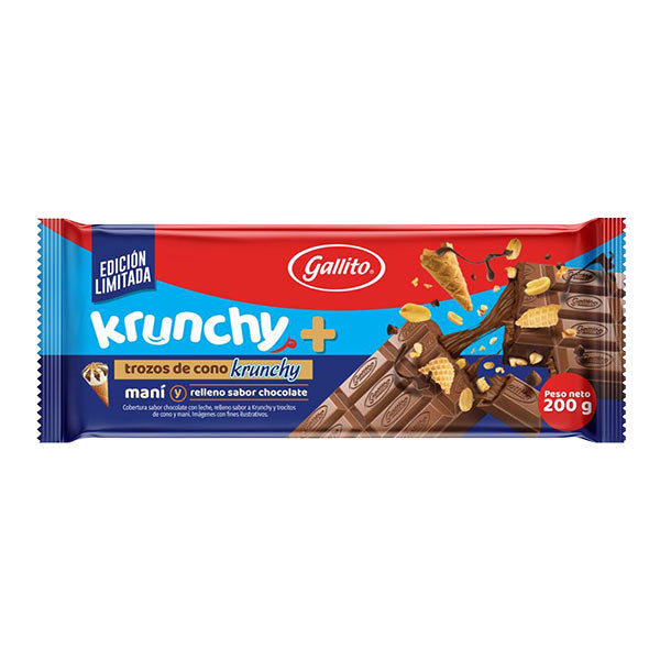 Tableta chocolate Krunchy 200g