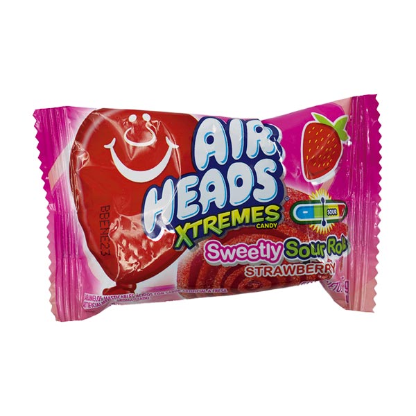 Confite Xtremes sabor a sandia Airheads 25 gramos.